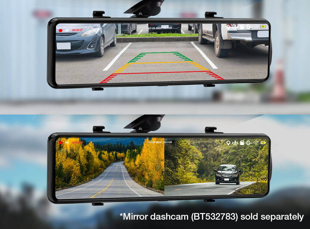 TYPE S 1080P Add-on Rear Camera for TYPE S Dashcams - TYPE S Touring Items-BT532838-1