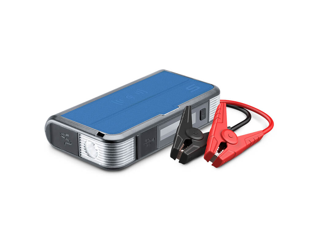 TYPE S 12V 6.0L Battery Jump Starter with Built-in MFi Certified Lightning Cable & LCD Display and 8,000mAh Qi Power Bank - TYPE S Touring Items-AC532777-BLUE-1