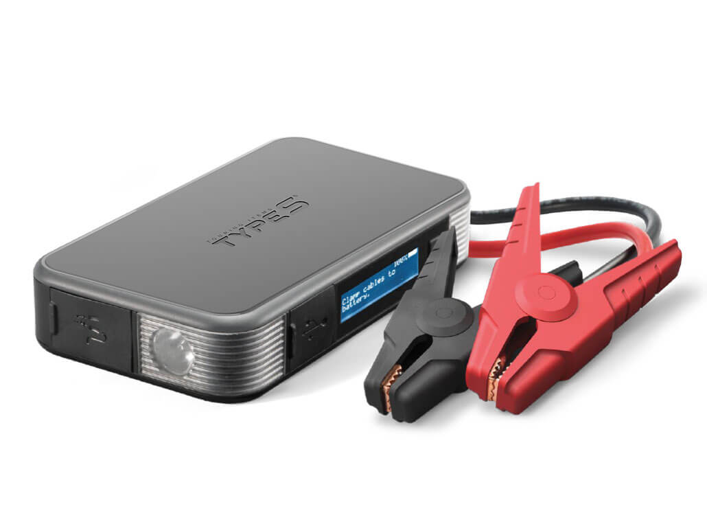 TYPE S 12V 6.0L Battery Jump Starter with JumpGuide™ and 10,000 mAh Power Bank - TYPE S Touring Items-AC532781-1