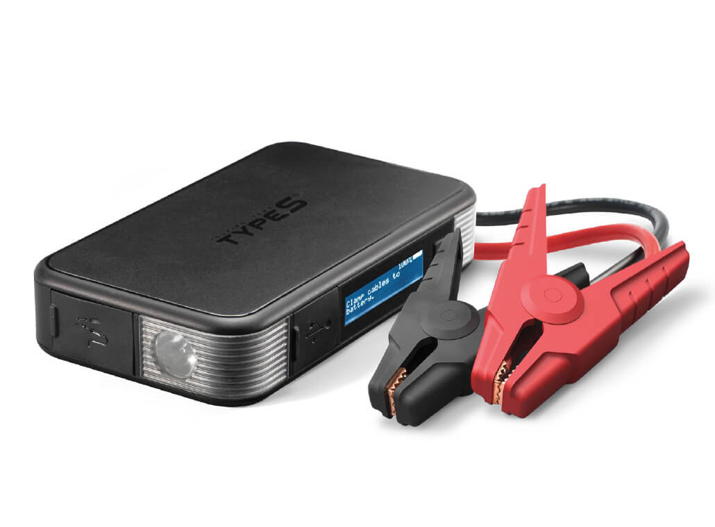 TYPE S 12V 6.0L Battery Jump Starter with JumpGuide™ and 10,000 mAh Power Bank - TYPE S Touring Items-AC532781-1