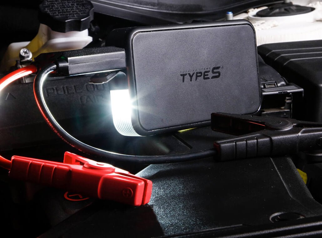 TYPE S 12V 6.0L Battery Jump Starter with JumpGuide™ and 10,000 mAh Power Bank - TYPE S Touring Items-AC532781-1