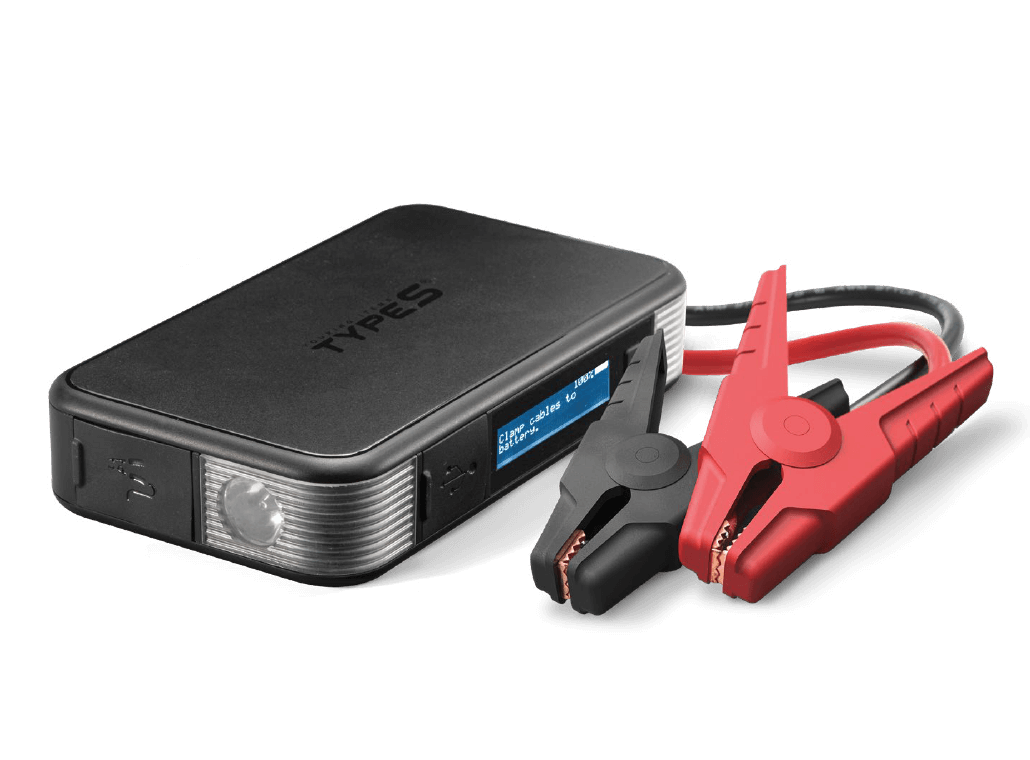 TYPE S 12V 6.0L Battery Jump Starter with JumpGuide™ and 8,000 mAh Power Bank - TYPE S Touring Items-AC532632-1