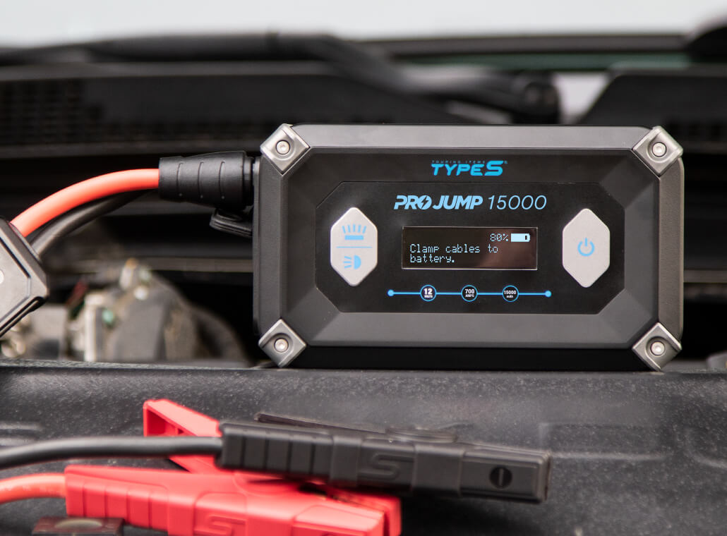 TYPE S 12V 8.0L ProJump™ Battery Jump Starter with JumpGuide™ and 15,000 mAh Power Bank - TYPE S Touring Items-AC532780-1