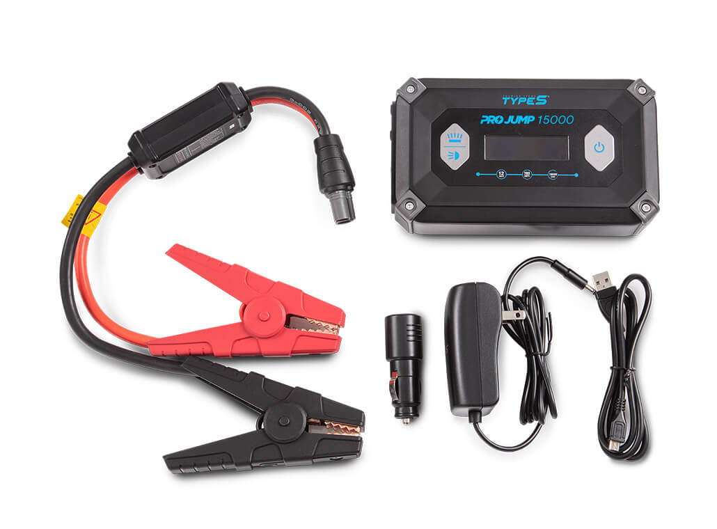 TYPE S 12V 8.0L ProJump™ Battery Jump Starter with JumpGuide™ and 15,000 mAh Power Bank - TYPE S Touring Items-AC532780-1