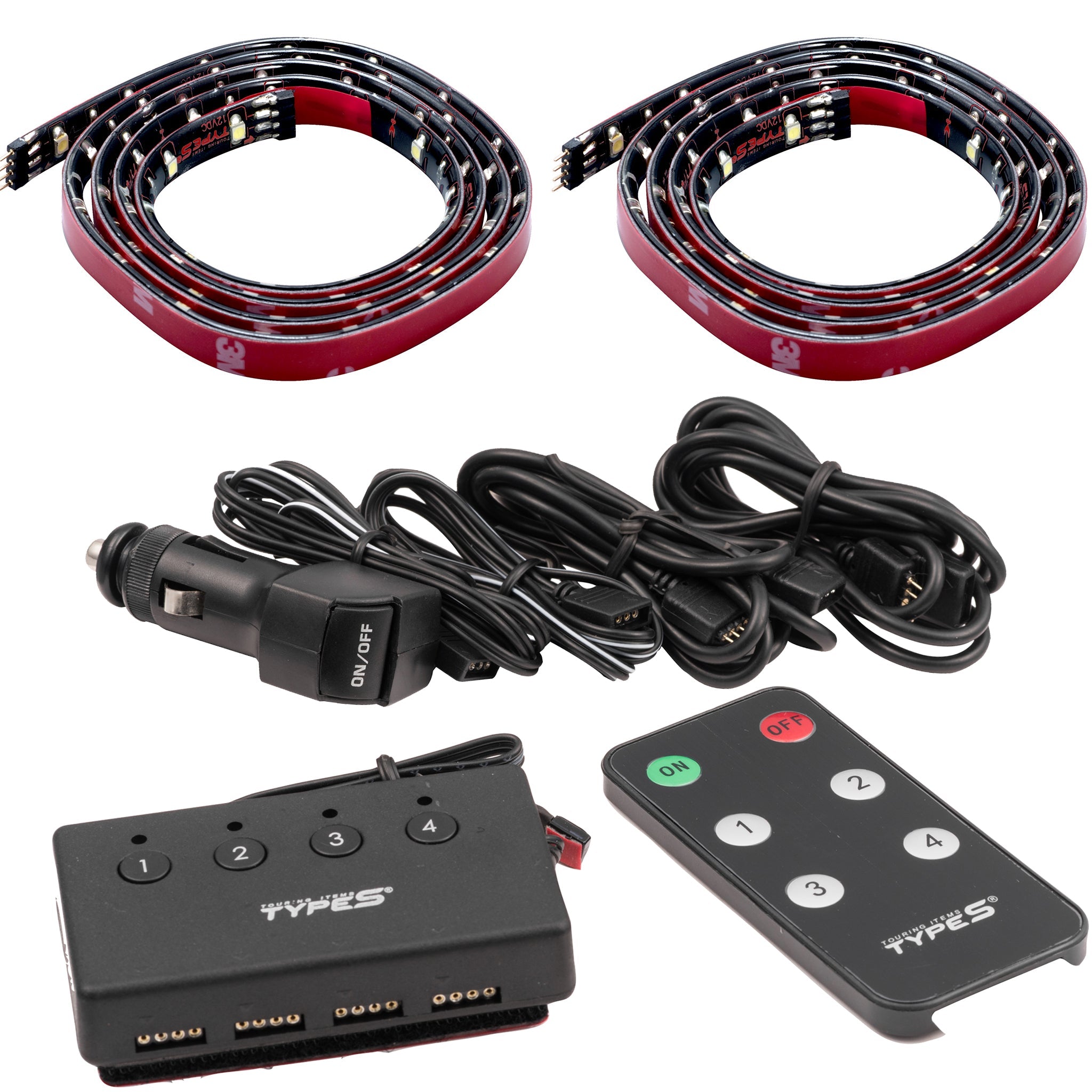 TYPE S 72" LED Interior Lighting Kit with Remote Control - TYPE S Touring Items-LM58380-1