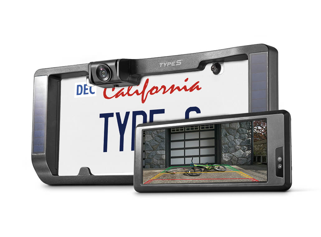 TYPE S Solar-Powered Wireless Backup Camera with Adjustable Lens to Enhance Rear View Visibility - TYPE S Touring Items-BT532629-1