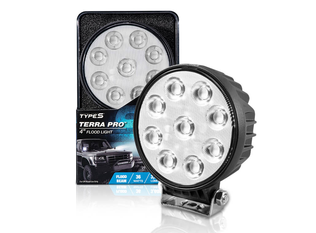 TYPE S TERRA PRO 4" Round Flood Light - TYPE S Touring Items-LM58279-1