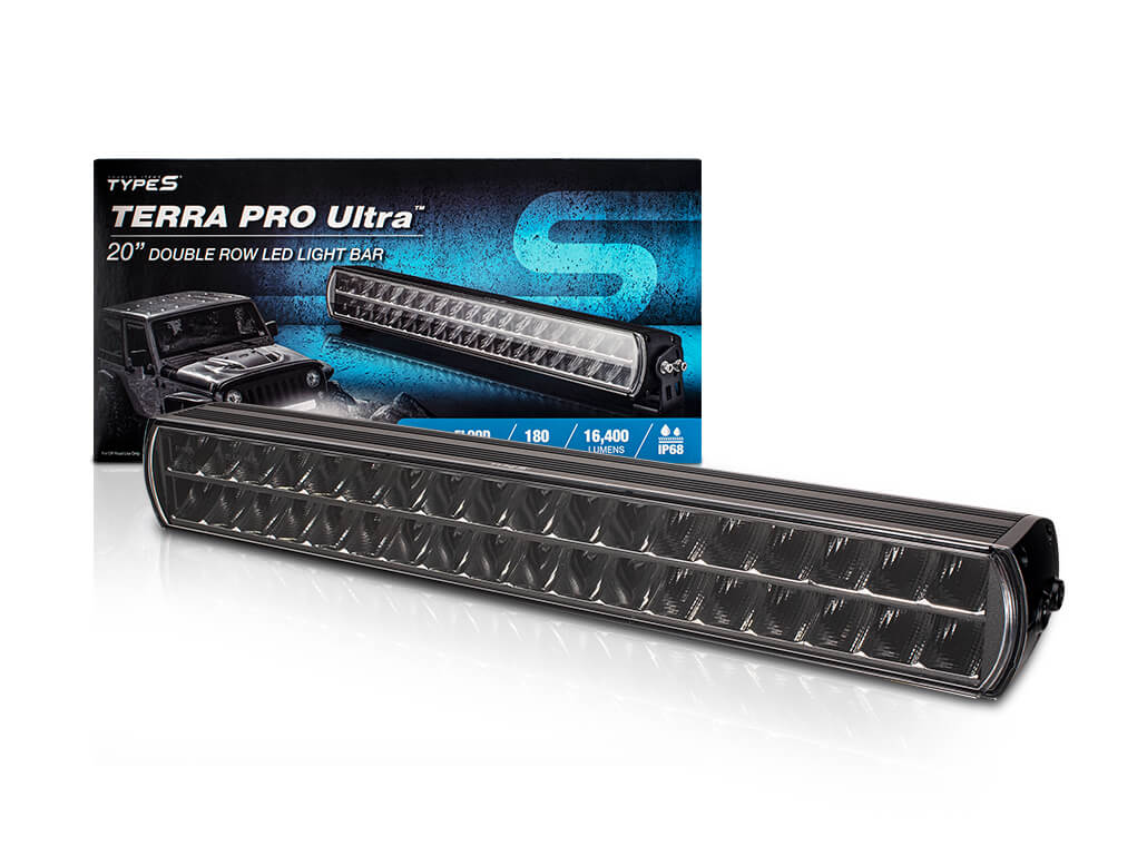 TYPE S TERRA PRO Ultra Light 20" Double-Row LED Light Bar - TYPE S Touring Items-LM58302-1