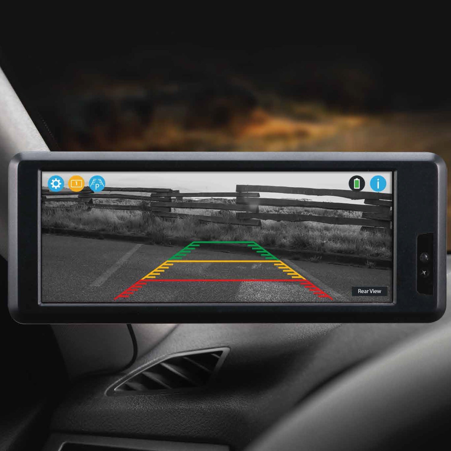 TYPE S Wireless & Solar Powered HD Backup Camera with 6.8" Monitor - TYPE S Touring Items-BT57132-1